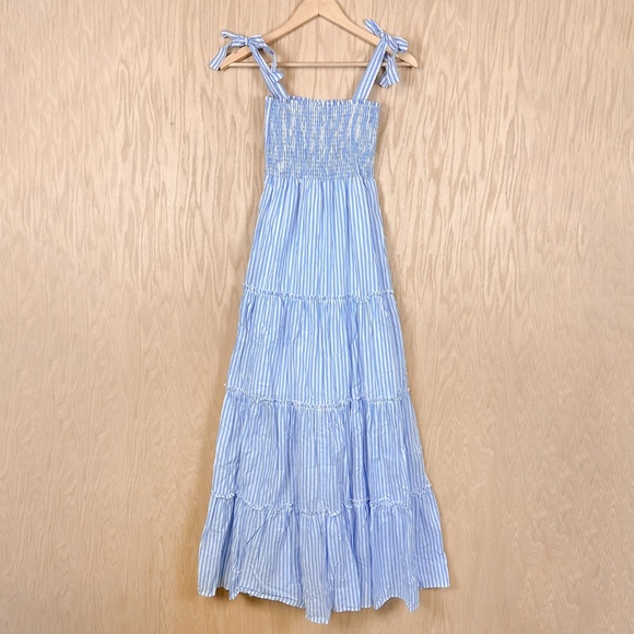 Pink Lily x Caitlin Covington Santorini Striped Maxi Dress - Picture 2 of 10